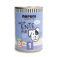 Nassfutter für Hunde, Ente pur 400g
