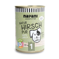 Nassfutter für Hunde, Hirsch pur